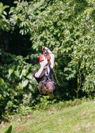 Ziplining in Costa Rica